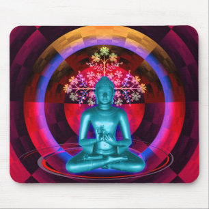 Meditatie Boeddha Mousepad Muismat
