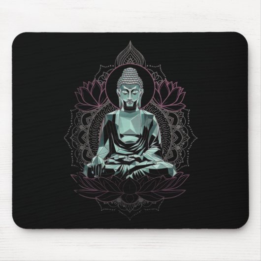 Meditatie Boeddha Muismat (Voorkant)