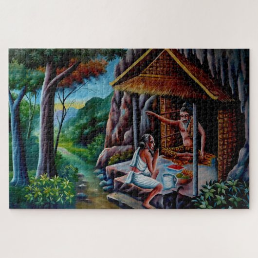 meditatie boeddha puzzel (Horizontaal)