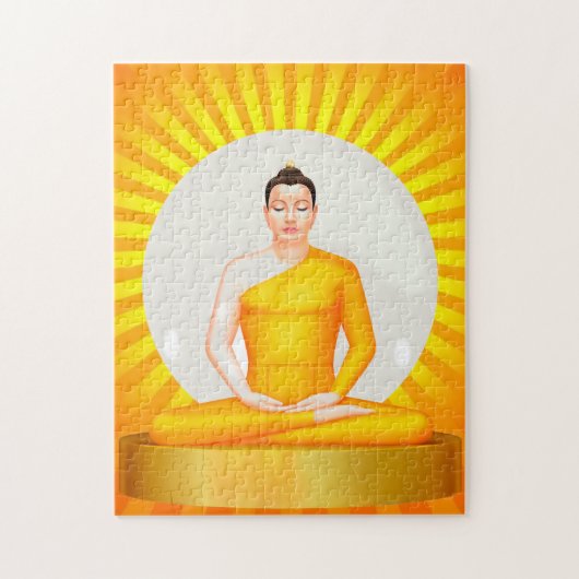 Meditatie Boeddha-puzzel Legpuzzel (Verticaal)