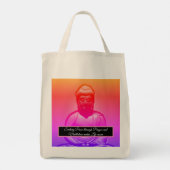 Meditatie Boeddha Tote Bag (Achterkant)