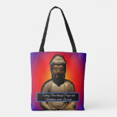 Meditatie Boeddha Tote Bag (Achterkant)