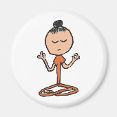 Meditatie boeddhist magneet (Voorkant)