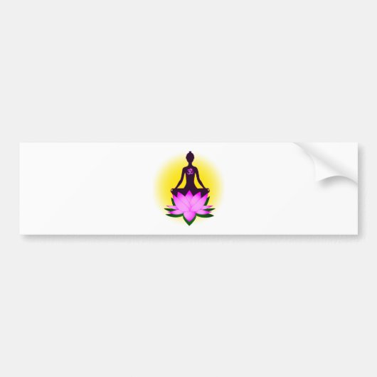 Meditatie Bumpersticker (Voorkant)