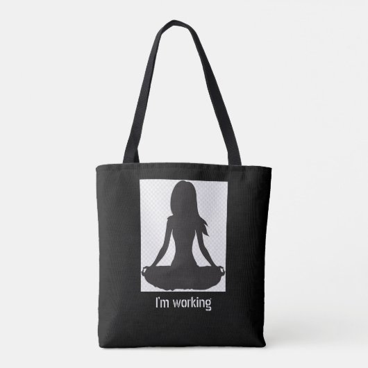 Meditatie Canvas tas (Achterkant)
