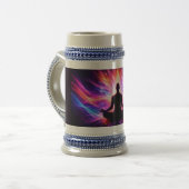 Meditatie Chakra Steen Mok Spiritualiteit Kunst (Voorkant links)