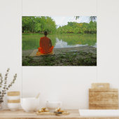 meditatie door het poster van het meer (Keuken)