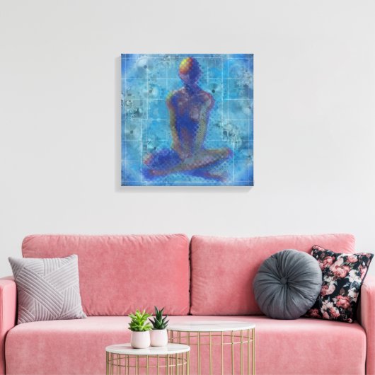 Meditatie door T.Orr Canvas Afdruk (Insitu (Woonkamer))