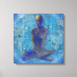 Meditatie door T.Orr Canvas Afdruk