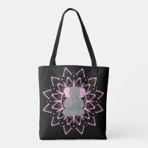 Meditatie Elephant Yoga Mandala Design Canvas tas