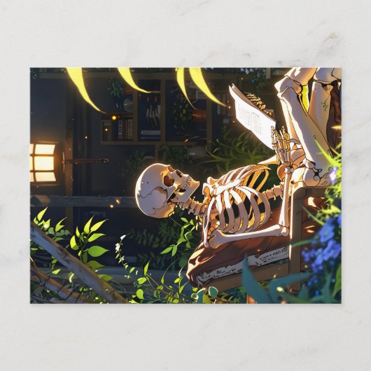 Meditatie en de eeuwige liefde van het lezen in de briefkaart (Voorkant)