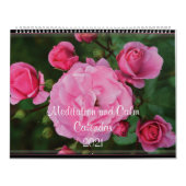 Meditatie en kalm kalender (Hoes)