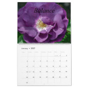 Meditatie en kalm kalender (Jan 2027)