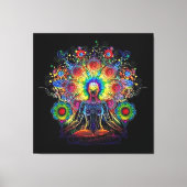Meditatie en sereniteit canvas afdruk (Voorkant)