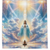 Meditatie en Spirituele gids Douchegordijn (Voorkant)