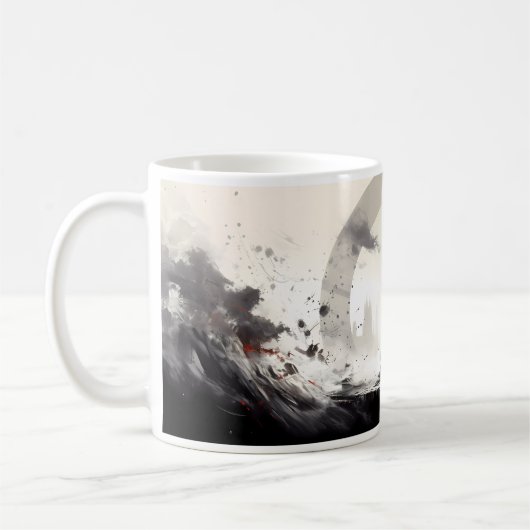 Meditatie en vrede koffiemok (Links)