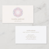 Meditatie en Yoga Docent Bloem van het Leven Manda Visitekaartje (Voorkant / Achterkant)