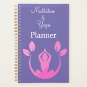 Meditatie en Yoga Planner (Voorkant)