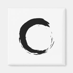 Meditatie Enso Cirkel Mindfulness Boeddha Boeddhis Magneet