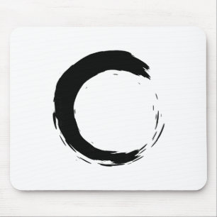 Meditatie Enso Cirkel Mindfulness Boeddha Boeddhis Muismat
