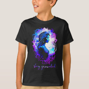 Meditatie Esoterische Aquarel Blijf Met Beide Bene T-shirt