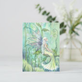 Meditatie Fairy Illustratie Kunst Briefkaart (Staand voorkant)