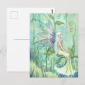 Meditatie Fairy Illustratie Kunst Briefkaart (Voorkant / Achterkant)