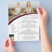  meditatie Flyers van de klasse Yoga (Hand)