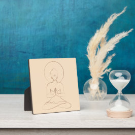 Meditatie. Fotoplaat