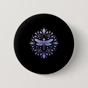 Meditatie Fractale Geometrie Spirituele Yoga Draak Ronde Button 5,7 Cm