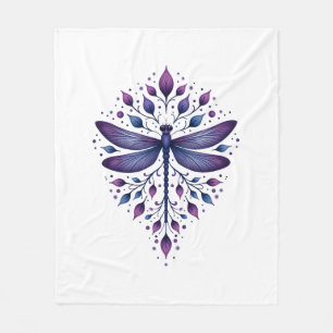 Meditatie Fractale Geometrie Spirituele Yoga Libel Fleece Deken