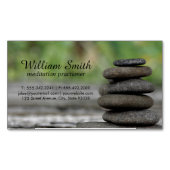 meditatie | gestapeld gesteente magnetisch visitekaartje (Voorkant)