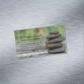 meditatie | gestapeld gesteente magnetisch visitekaartje (Voorbeeld)