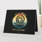 Meditatie Gezegde Elk Een Verschillende Mooie Bud Kaart (Achterkant)