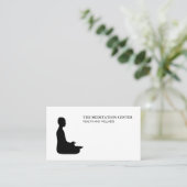 Meditatie Gezondheid en Welzijn Visitekaartje (Staand voorkant)