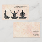 Meditatie Gezondheid & Welzijn Tribal Patroon II Visitekaartje (Voorkant / Achterkant)