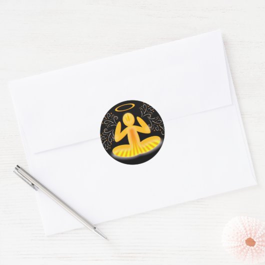 Meditatie halo stickers (Envelop)