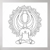 Meditatie II. Poster (Voorkant)