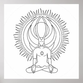 Meditatie II. Poster