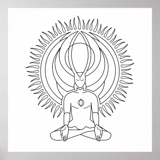 Meditatie II. Poster (Voorkant)