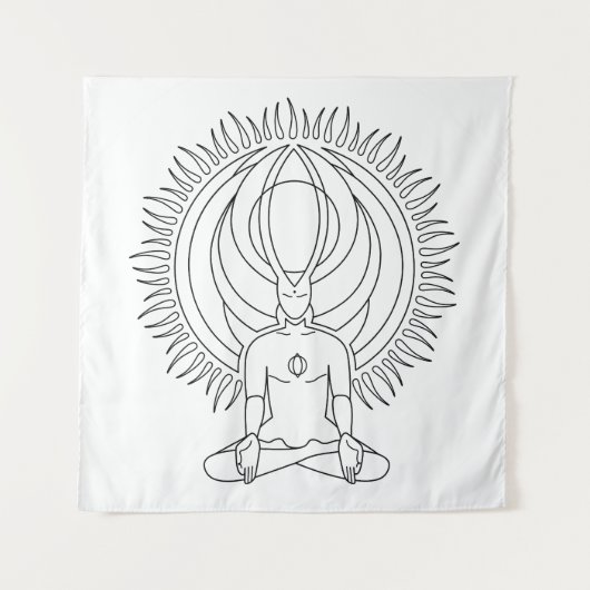 Meditatie II. Wandkleed (Voorkant)