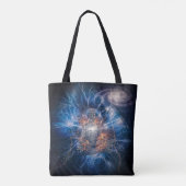 Meditatie in de ruimte tote bag (Achterkant)