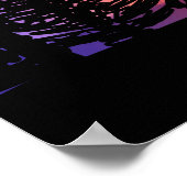 Meditatie in het park | Yoga, Trees en Sunset Poster (Hoek)