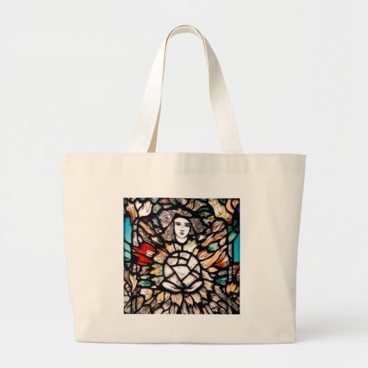 Meditatie in kleuren. grote tote bag (Voorkant)