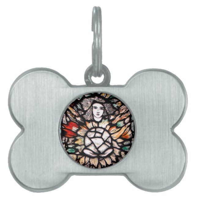 Meditatie in kleuren. huisdieren naamplaatje (voorkant)