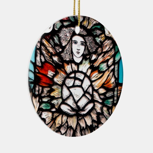 Meditatie in kleuren. keramisch ornament (Rechts)