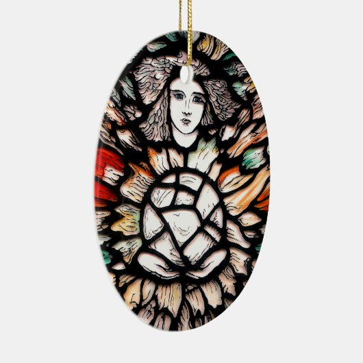 Meditatie in kleuren. keramisch ornament (Rechts)