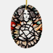 Meditatie in kleuren. keramisch ornament (Voorkant)