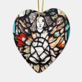 Meditatie in kleuren. keramisch ornament (Links)