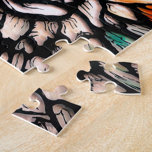 Meditatie in kleuren. legpuzzel (Zijkant)